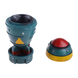 Mini Nuke Storage Box Retro Resin Figurine Desktop Art Crafts Decor for Home Bedroom Office Tabletop Decoration Men Gift Supplies