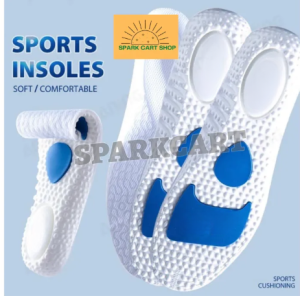 SPARKCART Sports Memory Foam Insoles Orthopedic Shock Absorption Shoes Pads Running Arch Support Shoes