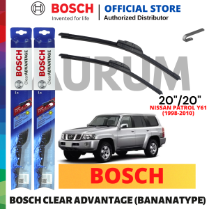 Bosch Clear Advantage Wiper Blades 20"/20" for Nissan Patrol 1997-2010 New 2-Pack