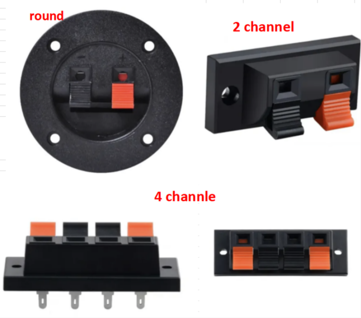 TERMINAL 2/4 CHANNEL SPEAKER TERMINAL ACCESORIES Terminal Round SPEAKER ...