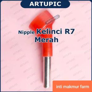 Nipel R7 Gotri ARTUPIC FULL STAINLESS 9mm Dot Minum Kelinci Hamster Marmut Tupai Burung Mini Landak