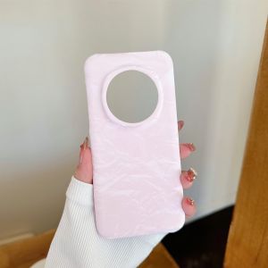 Luxury Suede Leather Phone Case For Honor Magic 7 Pro Magic6 Magic8 Anti-Scratch Slim Marble Pattern Glossy Hard Cover Funda