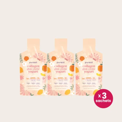 [Trial Set] Purest Co Collagen 4 Flavor x 3 sachets (6000mg Collagen | Glowing & Brighten Skin)