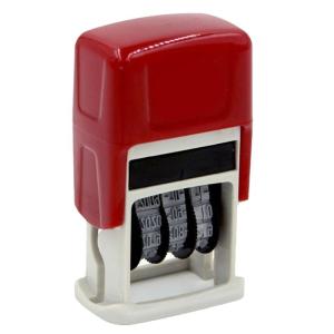 Rubber Line Dater Adjustable English Date for Scrapbooking Packaging Rubber Date Roller for Office