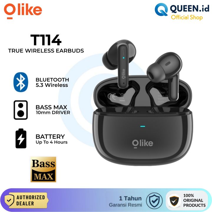 Olike Real Bluetooth Earphone Olike T114 TWS True Wireless Earbuds