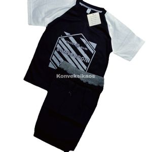 Setelan Anak Laki Laki usia 1-5tahun Kaos reglan&chino Nyaman Dipakai