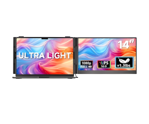 【SG Local Warehouse】VFLOW Ultra Light 14" Screen Extender Portable Monitor ，900G Weight， IPS Monitor for 14-16" Laptops with USB-C Port for Windows/All Macbook air/Macbook pro/Switch/PS5