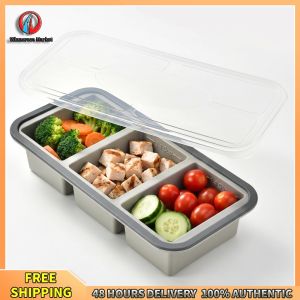 Winnereco Premium Large Silicone Ice Cube Tray with Cover for Freezing Liquids Soups and Sauces Leakproof and Reusable Food Storage Solution