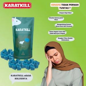 KARATKILL/ Racun Tikus Pembasmi Paling Ampuh kawana tikus berbentuk umpan siap pakai