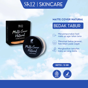 SR12 LOOSE POWDER Bedak Tabur Natural Cocok Untuk Wajah