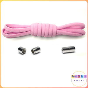 Amoki Metal CapsuleLaces Metal Capsule Lock Buckles No Tie Shoelaces Tieless Elastic Lazy Shoelace