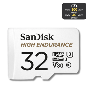 SANDISK High Endurance Micro SD card ของแท้ 256GB (100/40MB/s) UHS-IU3V30เมมC104K Memory Card SD เมมโมรี่การ์ด กล้องหน้ารถ วงจรปิด SDcard แท้