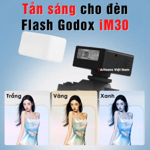 Bộ tản sáng 3 màu cho đèn Flash Godox iM30 - Phiên bản mới cao cấp không bị hở sáng