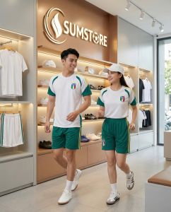 ÁO ĐÁ BANH ĐỘI TUYỂN Ý TRẮNG DK - BỘ THỂ THAO THUN MÈ