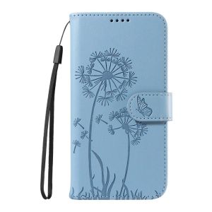 Luxury Flip Case for Samsung Galaxy J7 J6 J5 J4 J3 A9 A8 A7 A6 Plus Prime Pro 2018 2017 2016 Leather Dandelion Embossed Wallet Card Holder Stand Phone Cover