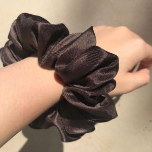 [ GROSIR 50 PCS ] SCRUNCHIE DOFF - Ikat Rambut kuncir Cepol Hijab Satin Cemol Jilbab Sanggul