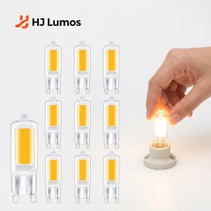 2026 New 10Pack G9 LED Bulb Dimmable 3W COB Glass 220V Warm Cool White Bulbs Replace Halogen for Chandelier Decorative Lighting 2026 New 10Pack G9 LED Bulb Dimmable 3W COB Glass 220V Warm Cool White Bulbs Replace Halogen for Chandelier Decorative Lighting