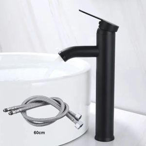 Basin Faucet Stainless Steel Bathroom Faucet Mixer Tap Hot Cold Water Basin Sink Tap Bathroom Faucet Tap for Home