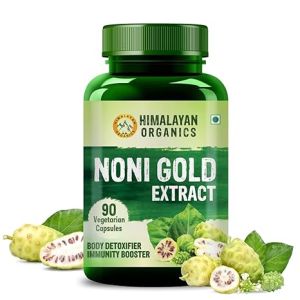 Himalayan Organics Noni Gold Extract 500mg - 90 Vegetarian Capsules | Immunity & Energy Support Supplement