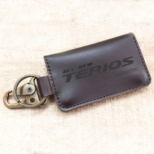 Dompet STNK Felix II Exclusive Kulit Sapi Custom Coklat Logo Terios Garansi 1 Tahun