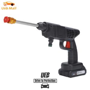 [UEB Mall] 26Bar 21V Cordless Car Washer Rechargeable Portable Cleaning Machine Electric Spray Water for Auto Home Garden Cleaning