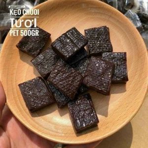 250g Kẹo Chuối  bơ tươi Diệu Lâm -kẹo chuối Bến Tre - bánh mứt tết - đồ ăn vặt-ăn vặt Tết - Mứt Tết