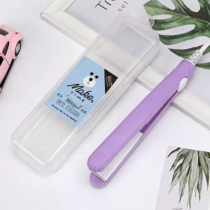 Mini Portable Ceramic Hair Straightener Curler Hair Straightener Curling Splint Sealer Dual Use With