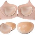 HH Bra Pad Push Up Tempel Tambahan Pads Foam Dan Silicone Busa Bh Sepasang Super Nyaman Cup Padding Bikini Murah Import. 