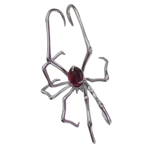 Stylish Crawling Spiders Ear Cuff Sturdy Alloy Materials Portable for Parties Festivals and Street Photography