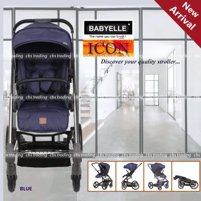 Babyelle ICON Stroller S980RS Premium Baby Stroller - Kereta Dorong Bayi Babyelle - Blue