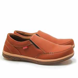 MIZEO Sepatu Pria Casual Kulit Kerja Kantor Santai Pesta Fashion Pria