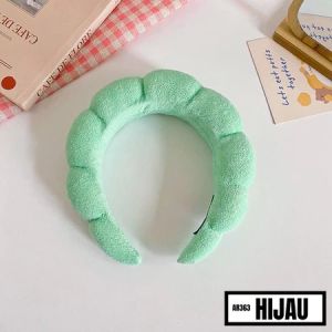 Fyngalery ♛ Bando Busa Tebal Bandana Polos Aksesoris Rambut Wanita AR363