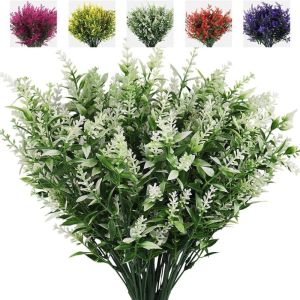 Artificial Green Plant Simulated Flower Plastic Home Decor High Quality Artificial Lavender Flower