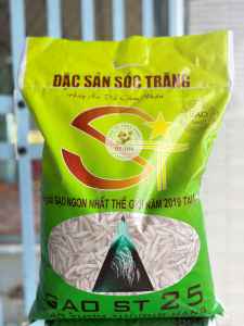 Gạo ST25 SÓC TRĂNG - CƠM DẺO - THƠM - NGỌT - Trực tiếp từ cánh đồng giá tốt đảm bảo chất lượng 100%