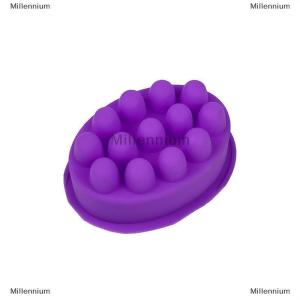 [COD] Millennium 3d Silicone Soap Mold Massage Shape Mold For Massage Therapy Soap Making Tool Oval Spa Soap Mould Crafts Accessories