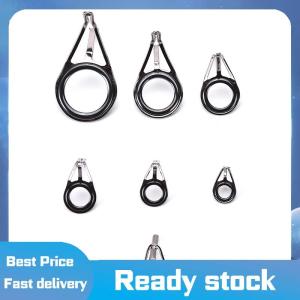 Sports🚴🏻♀️ 7pcs hỗn hợp kích thước câu cá hàng đầu nhẫn Rod cực sửa chữa Kit dòng hướng dẫn mắt Bộ Mới