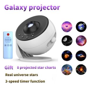 【Local Delivery】Galaxy Starlight projector 360° rotation support for focus adjustment timing function equipped with USB power interface