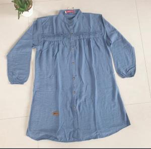 NAURA Long Tunik Rayon Twill Premium Fashion Muslim Wanita ( JUMBO )