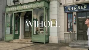 WIHOLL  Womens Oversized Round Neck Long Sleeve Top Wool Pullover Autumn Fashion Clothes with Pockets