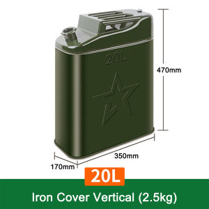 Portable Gasoline Tank Gasoline Tank Container Portable Fuel Tank Container Petrol Gas Container 5/10/20L Portable Handle for Outdoors Camping Garden