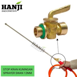stop kran kuningan sprayer swan 14 liter 17 liter 12mm