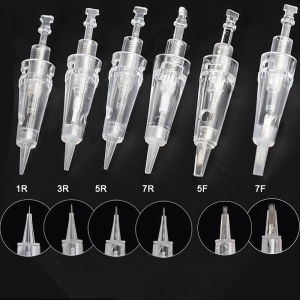 50pcs Cartridges Needle Sterilized 1R 3R 5R Snap Permanent Makeup Machine Kit Accessiroes for PMU Tattoo Eyebrow Liner Lips Supplies