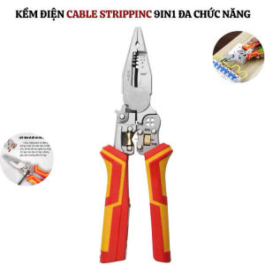 Kềm thợ điện CABLE STRIPPINC 9in1 thông minh Nhà cửa & Đời sống > Dụng cụ & Thiết bị tiện ích > Dụng cụ > Kìmkềm điện ch