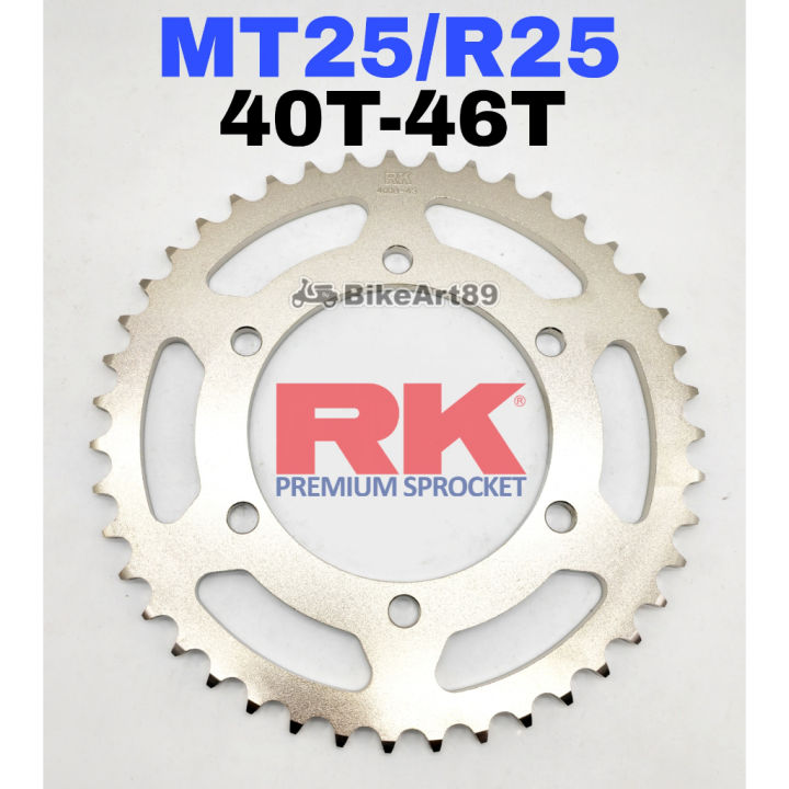 RK Rear Sprocket Yamaha R25 40T / 46T MT25 SL Ninja250 Z250 Z250SL