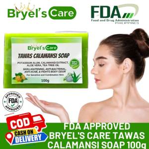 🧼🧼BRYELS CARE 100g TAWAS CALAMANSI SOAP with ALOE VERA WITH HIMALAYAN PINK SALT  SOAP⚡ FOR KIDS AND ADULT ANTI BODY ODOR ANTI PIMPLES SKIN WHITER/ ALL NATURAL TAWAS CALAMANSI ALOEVERA SOAP ⚡FOR FACE AND BODY ORGANIC  SOAP 🧼 ANTI-ACNE SOAP