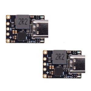 18W Fast Charging Boost Converters Module For 2/3 s 3.7V LiBatteries With USB C Input And LED Indicators DC4.5~9.5V