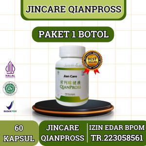 Qianpross JIANCARE Obat Untuk Buang Air KecilProstat Infeksi Saluran Kemih BPOM PAKET 1 BOTOL