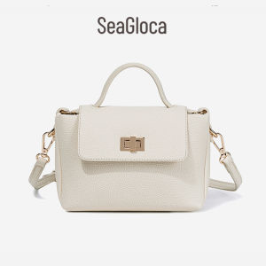 SeaGloca Premium Versatile Soft Leather Grain Mini Portable Shoulder Messenger Sling Bag for Woman