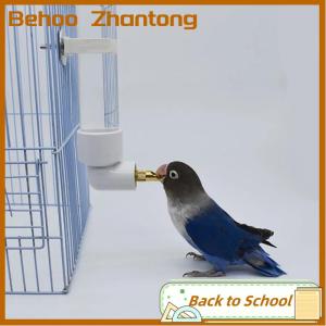 Behoo 130ml Parrot Water Dispenser Drinking Bottle Hanging Automatic Feeder Cage Accessories For Chinchillas Rabbit