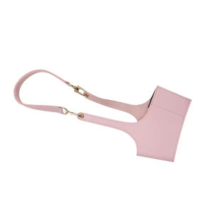 PU Leather Water Bottle Holder for Coffee Mug Tumbler Portable Outdoor Leather Anti-scalding Cups Sleeve With Handle Beverage Cup Bag